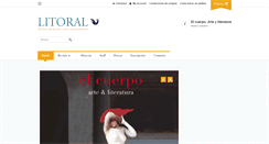 Desktop Screenshot of edicioneslitoral.com